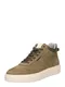 BULLBOXER Sneaker creme / oliv / dunkelgrün
