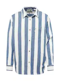 LEVI'S Hemd 'Silvertab Oversize 1 Pkt' indigo / wei
