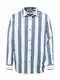 LEVI'S  Hemd 'Silvertab Oversize 1 Pkt' indigo / wei