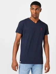 Derbe T-Shirt navy/knallrot