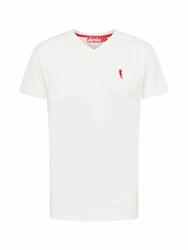 Derbe T-Shirt rot / offwhite