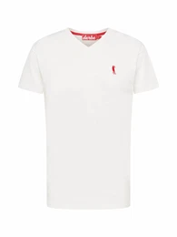 T-Shirt rot / offwhite