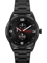 Uhr rot / schwarz / wei