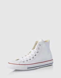 CONVERSE Sneaker 'CHUCK TAYLOR ALL STAR CLASSIC HI LEATHER' weiß