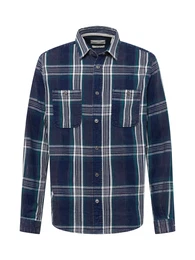 Hemd navy / hellgrau / jade / wei