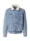 LEVI'S  bergangsjacke 'Lined Type I Trucker' blue denim / wei