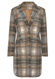 P?echodný kabát bé?ová / hn?dá