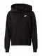 Nike Sportswear Majica 'Club Fleece'  črna / bela