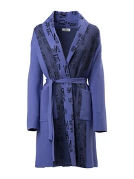 P?echodný kabát modrá / ?erná