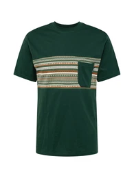 T-Shirt ''''Chop Chop'''' dunkelgrn / orange / wei