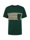 Iriedaily T-Shirt ''''Chop Chop'''' dunkelgrn / orange / wei