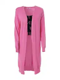 Kardigan pink / černá