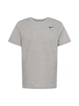 NIKE Sportshirt grau/schwarz