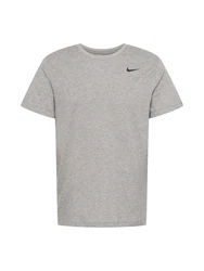 NIKE Sportshirt grau/schwarz