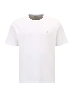 NOWADAYS T-Shirt Peached braun/weiß