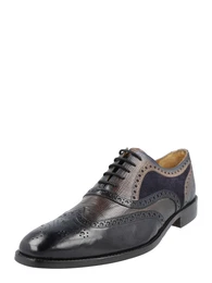 Schnrschuh ''''Leonardo 21'''' dunkelblau / braun