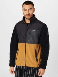 Iriedaily Fleecejacke 'Auf Deck' cognac/schwarz/weiß