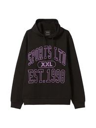 Sweatshirt lila / schwarz