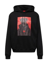 Sweatshirt ''''Doodie'''' braun / rot / schwarz