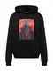 HUGO Sweatshirt ''''Doodie'''' braun / rot / schwarz