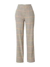 Kalhoty 'ANDRIA' noční modrá / koňaková / barva bílé vlny