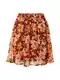 VILA Sukně 'VINCE'  béžová / oranžová / broskvová / rezavě červená