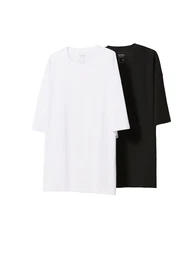 T-Shirt schwarz / wei
