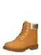 TIMBERLAND Šněrovací kozačky  koňaková / zlatá