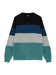 Pullover navy / jade / lavendel / schwarz