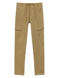 Hose dunkelbeige
