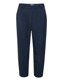 Kalhoty se sklady v pase 'KAMerle' tmavě modrá