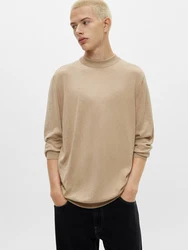 Pull&Bear Pullover dunkelbeige