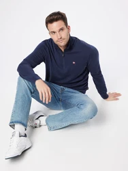 Napapijri Pullover Damavand Half Zip 4 marine/blu marine