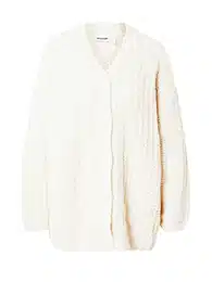 Oversized kardigan 'Leyla' bílá