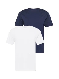 T-Shirt '2 PACK TEE' navy / wei