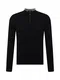 BOSS Black Pullover ''''Barlo'''' graumeliert / schwarz