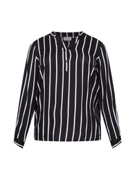 Bluza 'Sida' crna / bijela