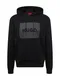 HUGO Sweatshirt 'Duratschi' dunkelgrau / schwarz