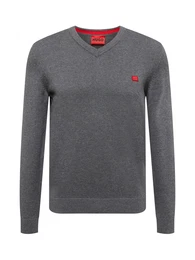 Pullover ''''San Valerio'''' dunkelgrau / blutrot / schwarz