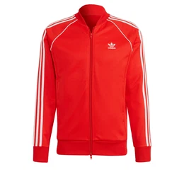 Sweatjacke 'Adicolor Classics Primeblue' rot / wei
