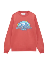 Sweatshirt mischfarben / melone