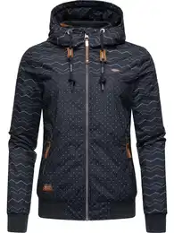 Přechodná bunda 'Nuggie' námořnická modř / bílá