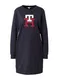 TOMMY HILFIGER Úpletové šaty  námořnická modř / merlot / bílá