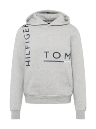 Sweatshirt navy / graumeliert / rot / weiß