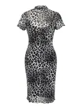 Leopardí Pouzdrové Šaty image