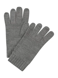 Fingerhandschuhe hellgrau