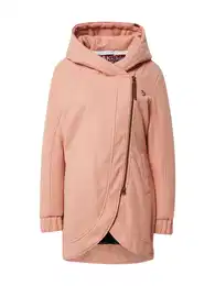 Přechodný kabát 'CarlottaAK' hnědá / světle růžová