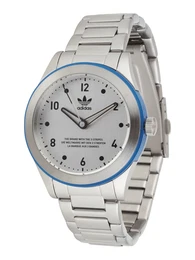 Uhr ''''CODE THREE'''' silbergrau