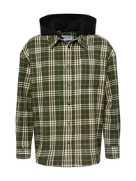 Jacke 'Nathan' creme / dunkelgrn / schwarz