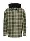 ABOUT YOU Jacke 'Nathan' creme / dunkelgrn / schwarz